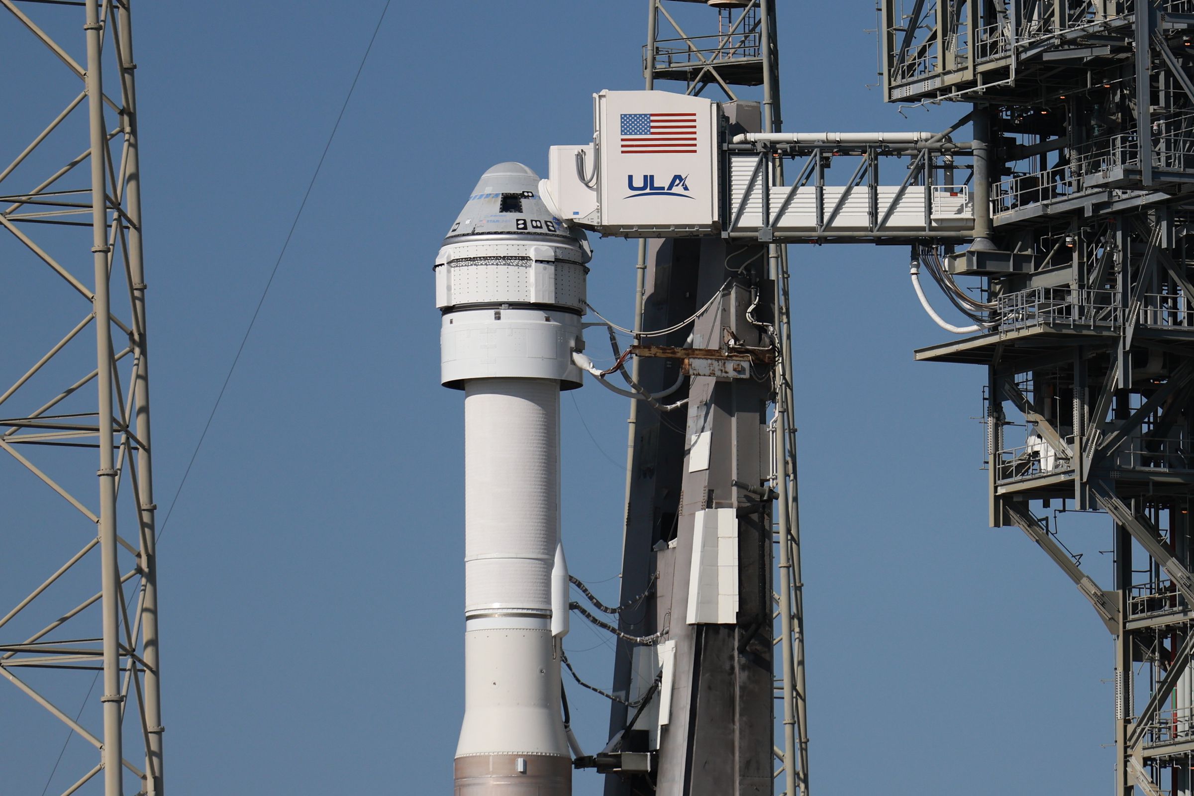 The Boeing Starliner in Cape Canaveral, Florida