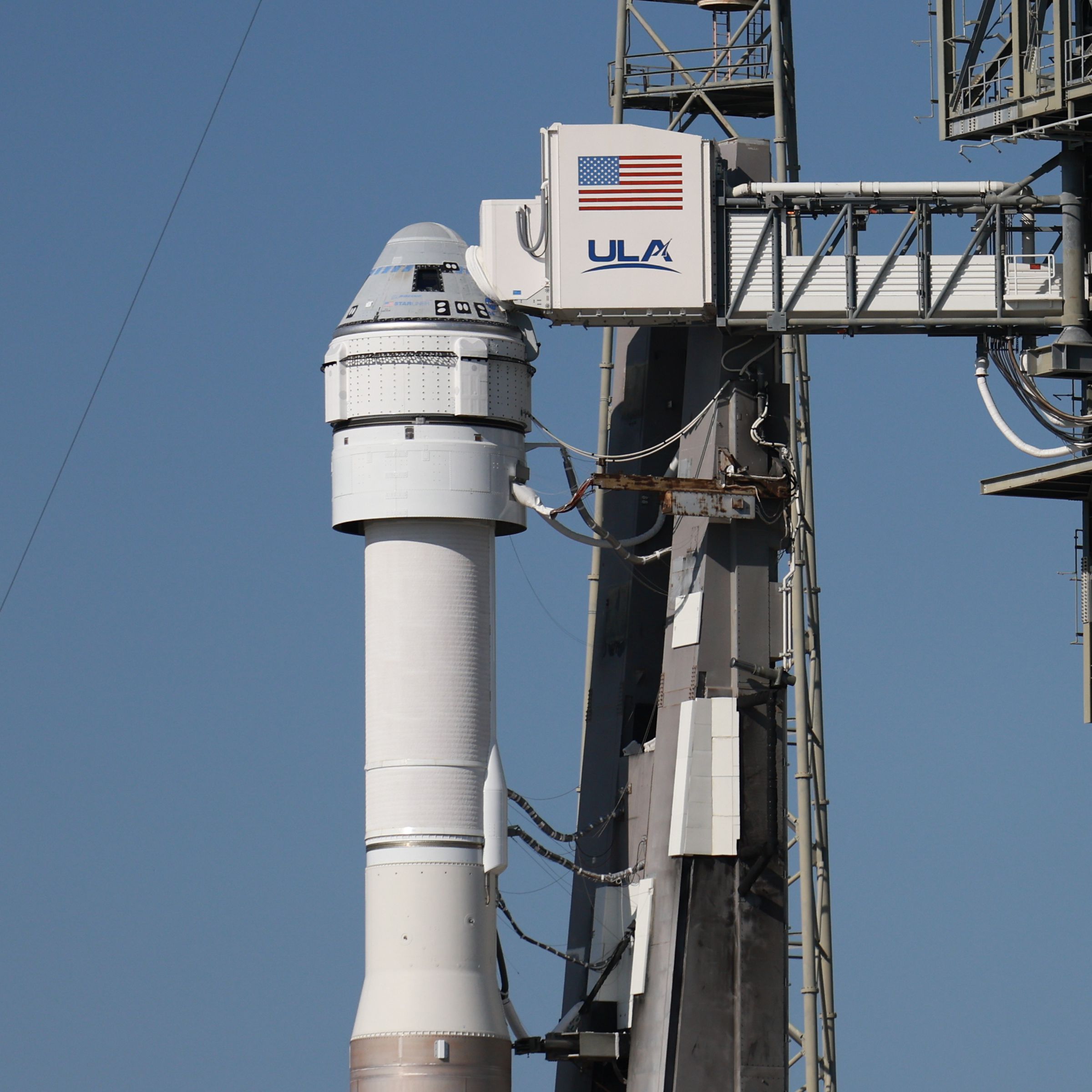 The Boeing Starliner in Cape Canaveral, Florida