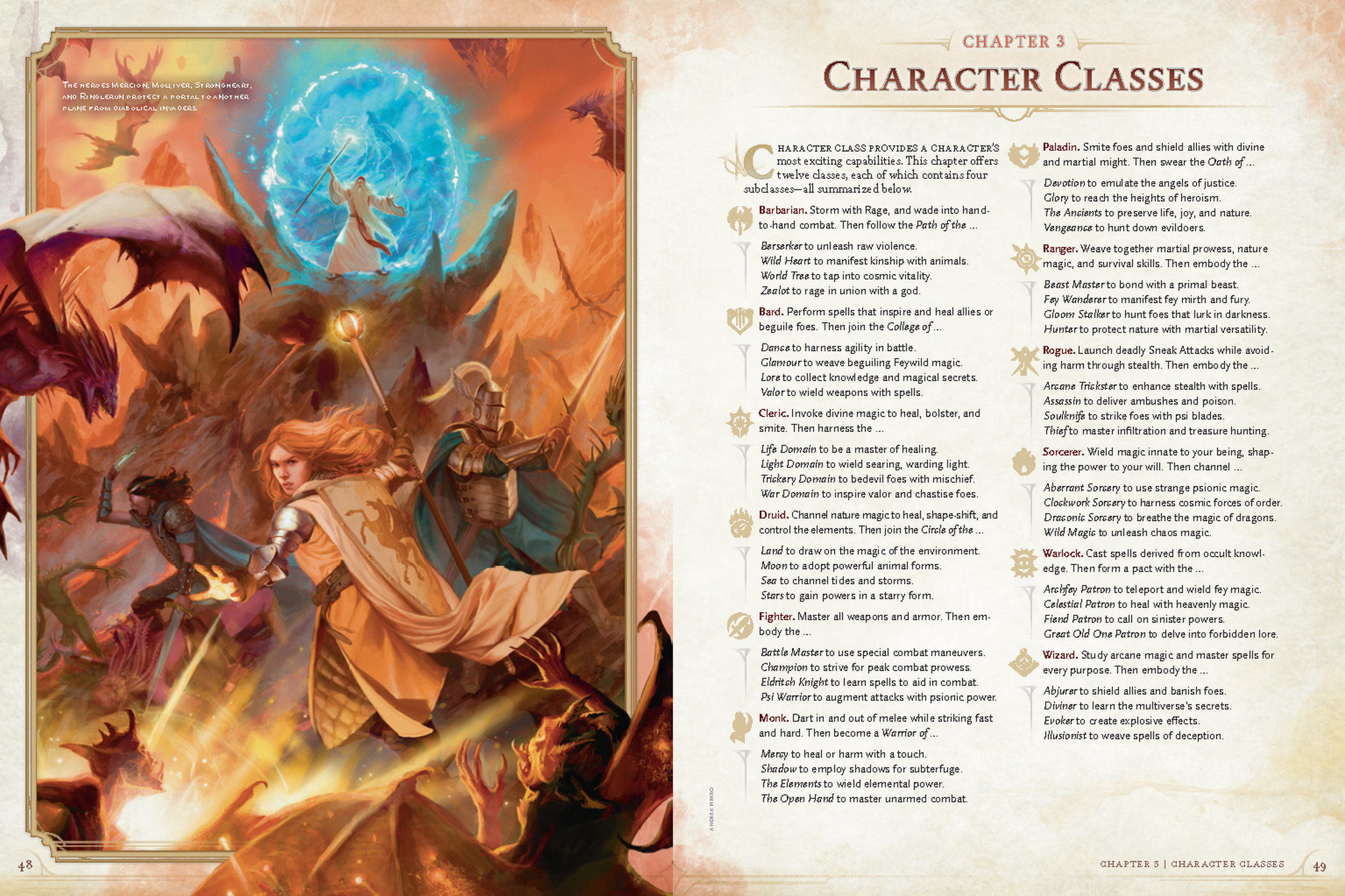 <em>Classes take center stage for character creation, with a little less emphasis on races, which, in a welcome change, are now called species. (View in full resolution </em><a href=other/em__-5 loading=