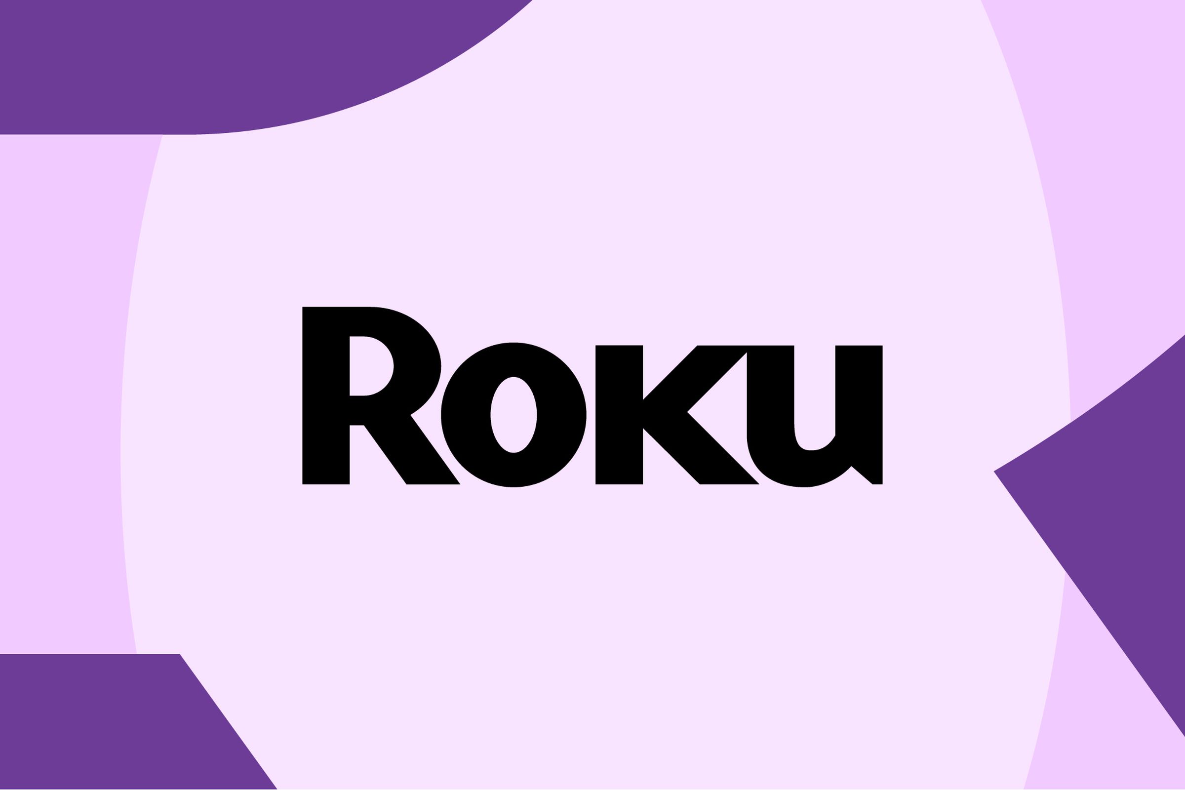 Vector collage of the Roku logo.