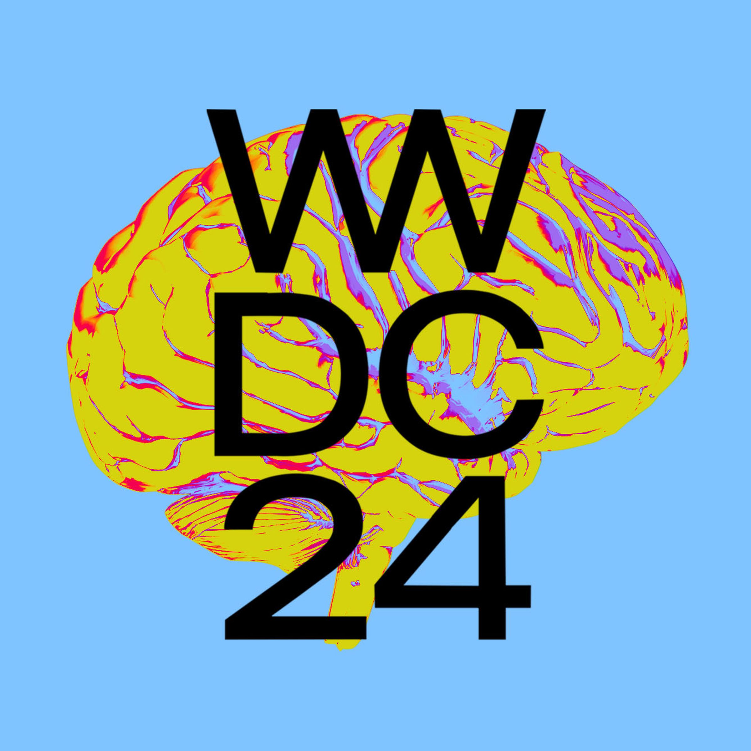 Vector collage of the World Wide Developer Conference logo.